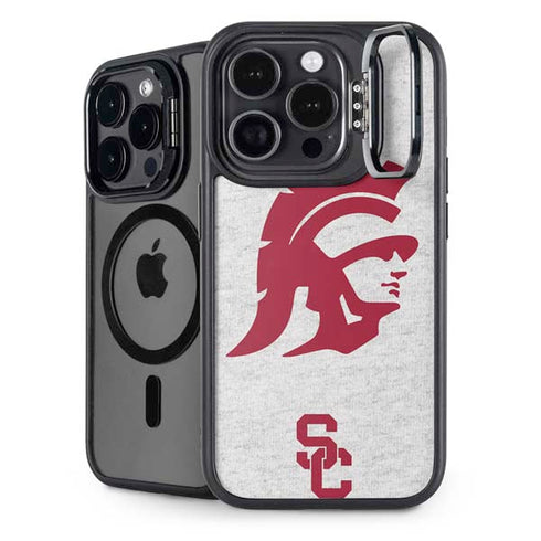 University of Southern California USC Grey Trojan Mascot iPhone Cases